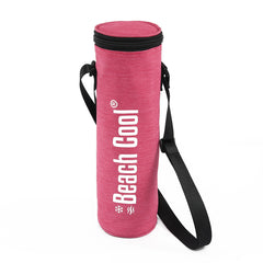 Pink Beach Cool Bag from Velda Store, insulated and compact 34x10 cm.