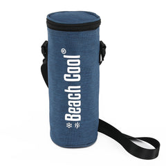 Navy Blue Beach Cool Bag from Velda Store, insulated and compact.