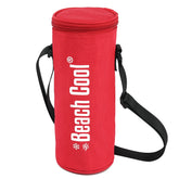 Red Beach Cool Bag from Velda Store, insulated and compact.