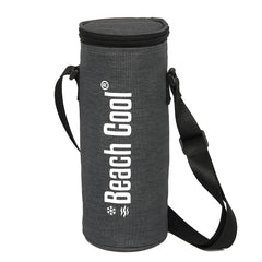 Gray Beach Cool Bag from Velda Store, insulated and compact.