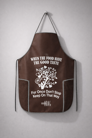 Waterproof Brown Kitchen Apron