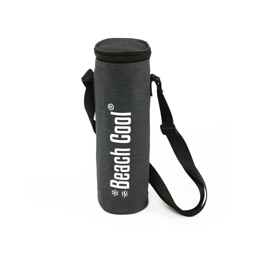 Gray Beach Cool Bag from Velda Store, insulated and compact 34x10 cm