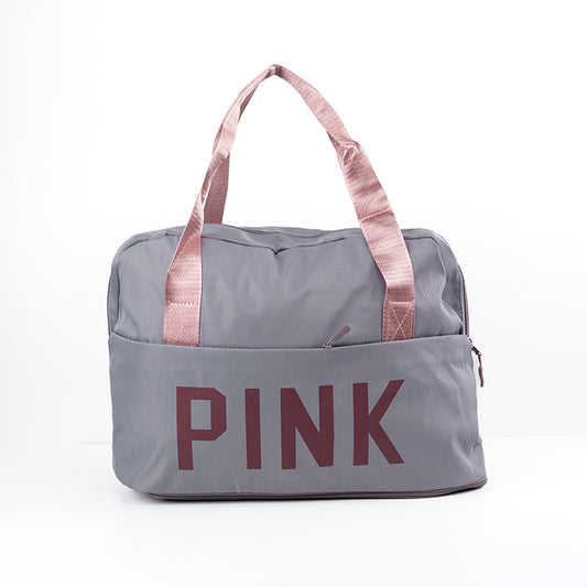 Pink Bag _ Pink & Gray